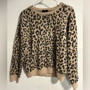 J. Crew Animal Print Sweater - Beige and Black

No returns.